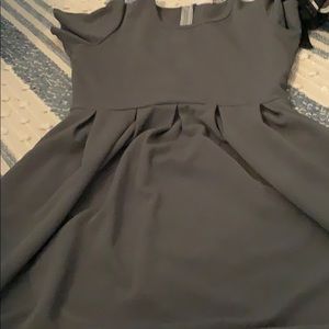 Lularoe Amelia 2x grey euc